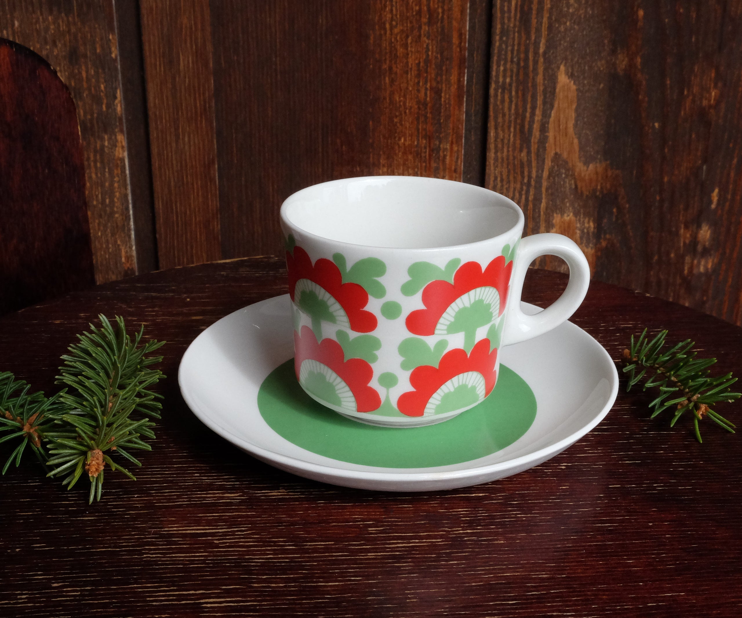 Arabia Unkari vintage porcelain coffee cup and saucer designed by Esteri  Tomula | SUNTORI Nordic Design & Living